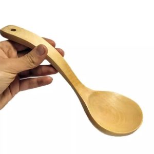 ملاقه چوبی متوسط ۲۴سانتی خارجی