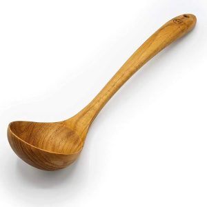 ملاقه چوبی گود بزرگ