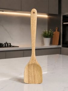 کفگیر چوبی پارویی بلند